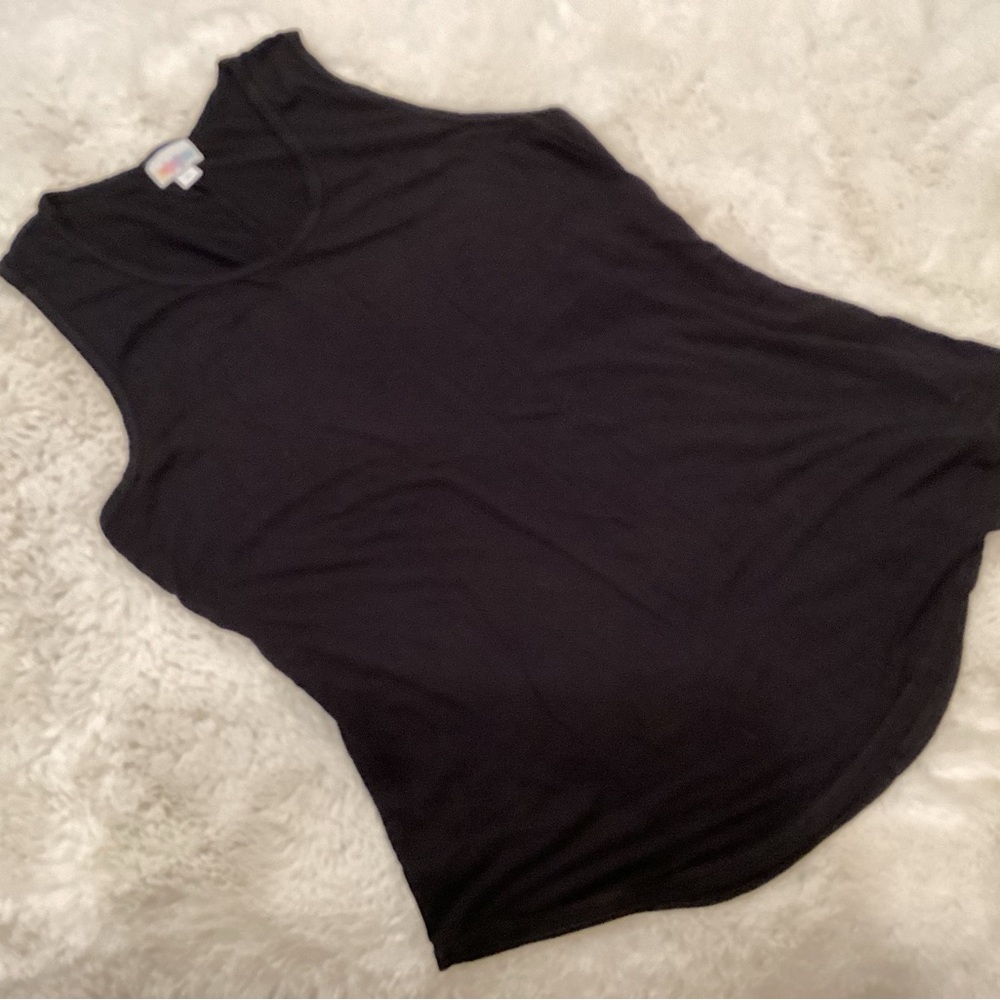 Lularoe Black Sleeveless Women's Top Large